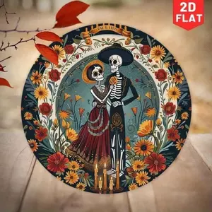 HELLOYOUNG Vintage Tròn Kim Loại Tín Hiệu Trang Trí Tường Cho Quán Bar Cafe Nhà