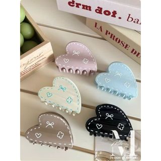 [HÀNG TẶNG KÈM KHÔNG BÁN] Kẹp Tóc Trái Tim Dễ Thương Phong Cách Hàn Quốc