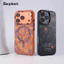 Ốp Điện Thoại Graffiti Màu Từ Tính, Sanptoch, Cho iPhone 17, 16, 15, 14, 13, Pro Max, Khung TPU Mềm + Vỏ PC Cứng, Cho iPhone 17 Pro Max, Vỏ Bảo Vệ