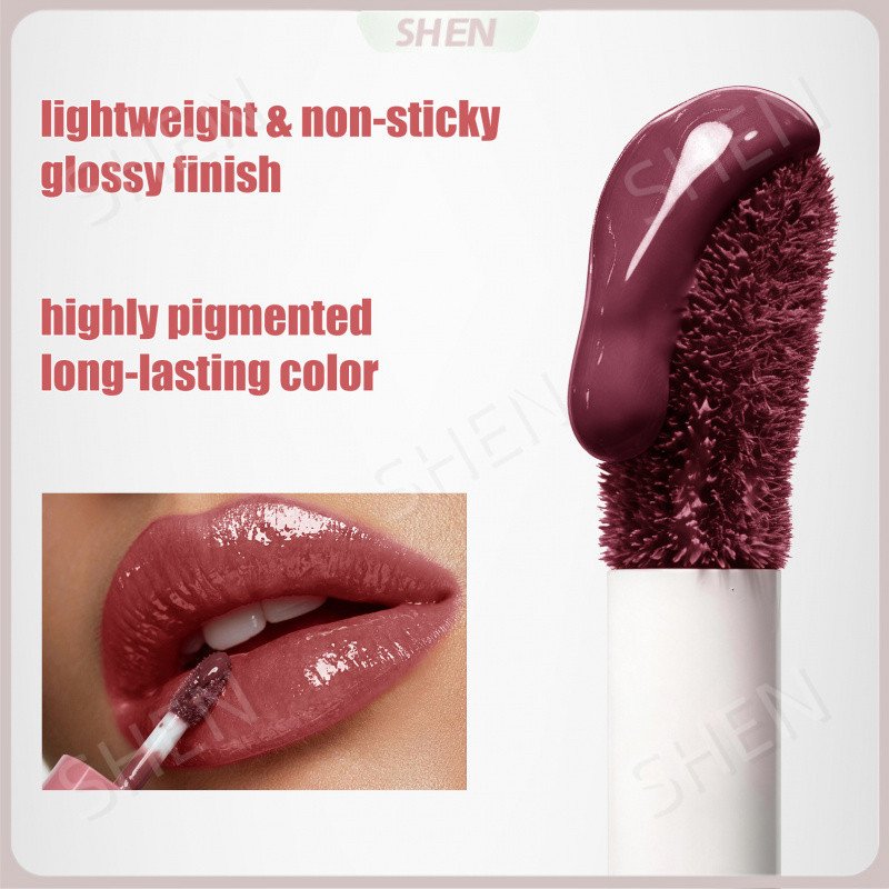 Bán chạy Hellokiss Nước ép dưỡng ẩm Lip Gloss Giữ trang điểm Màu sắc Rendering Water Gloss Mirror Dưỡng ẩm Son bóng