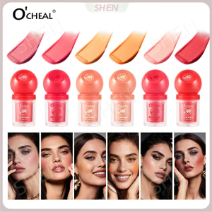 OCHEAL Liquid Blush Rouge Repairing Matte Matte Matte Color Rendering Press Blush Stick Blush Cream