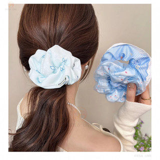 Scrunchy tóc nữ phong cách mới dễ thương, dây cao su bền và đàn hồi tốt