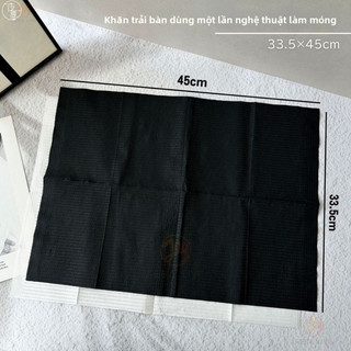 Khăn trải bàn làm móng không thấm nước dùng một lần, chống bụi, dùng cho xác minh móng/hình xăm, thảm trải bàn [L006]