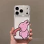 Phim Hoạt Hình Ngộ nghĩnh Thỏ Hồng Cặp Đôi Ốp Lưng Điện Thoại iPhone 17 16 15 14 13 12 11 Pro Max X XS XR 7 8 Plus SE2020