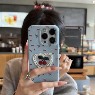 Ốp Điện Thoại Thích Hợp Cho iPhone 7 8 X XS XR XSMAX 11 12 13 14 15 16 17 Pro max Plus Air Bow Cherry Vỏ Bảo Vệ Chống Sốc Bao Gồm Tất Cả ZIUC