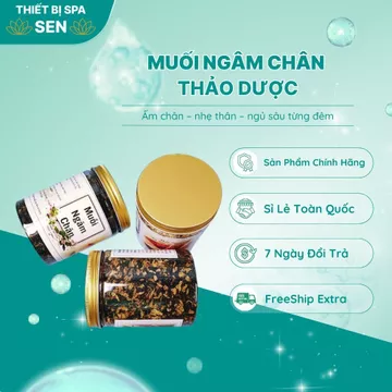 Muối Ngâm Chân Thảo Dược – Giảm Đau Nhức Xương Khớp – Thư Giãn – Dễ Ngủ – Muối Ngâm Chân Spa