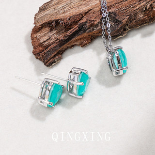 Châu Âu Mỹ ins Phong Cách Mới Đơn Giản Phù Hợp Với Trái Tim Tình Yêu Bông Tai Vòng Cổ Nữ