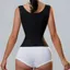 AWNGD Eo Huấn Luyện Corset, Có Thể Điều Chỉnh Dây Kéo Xương Thép Hỗ Trợ Định Hình Cơ Thể, Nhiều Màu Móc Mắt Đóng Cửa Chất Liệu Cao Su Thiết Kế Hai Lớp Định Hình Eo Top Trang Phục Thể Dục