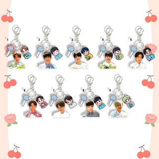 Túi đeo mặt dây chuyền Acrylic Kpop Idol EXO Móc khóa quyến rũ CHANYEL BAEKHYUN