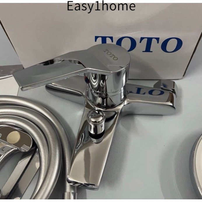 Vòi trộn nóng lạnh TOTO Nhật Bản, vòi bồn tắm bằng đồng nguyên chất, lõi van gốm, bộ vòi sen đầy đủ