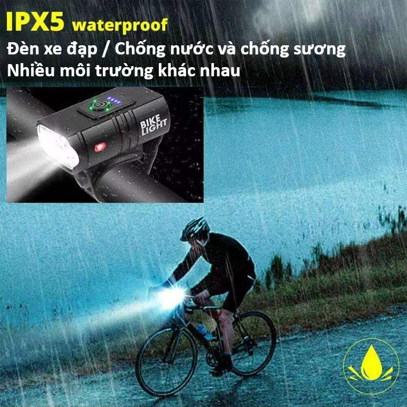 Đèn LED Xe Đạp Thể Thao Siêu Sáng & Chống Nước - Pin Bền, Phụ Kiện Thiết Yếu Cho Mọi Chuyến Đạp An Toàn