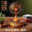 Haleku Retro Im Lặng Quạt Điện Văn Phòng Để Bàn Ba Tốc Độ Gió Có Thể Điều Chỉnh Góc Sạc USB Di Động