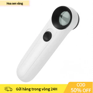 【24H】Kính Lúp MG6B-1 Phóng Đại 40X Chất Liệu ABS Và Kính, Có Đèn LED, Sử Dụng Sửa Đồng Hồ, Kiểm Tra Sản Phẩm, Cho Người