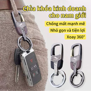 Móc Khóa Kim Loại Móc Treo Chìa Khóa Xe Máy Ô Tô Hợp Kim Cao Cấp Chống Gỉ Sét Phụ Kiện Nam Nữ