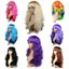 DELMER Cosplay Đảng Tóc Xoăn, Hồng Đen Carnival Tóc Giả Dài, Sân Khấu Thoáng Khí Ngộ nghĩnh Tự Nhiên Phụ Nữ Màu Tóc Giả Tiệc Sinh Nhật