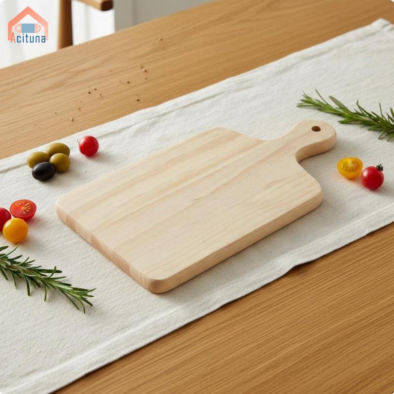 Thớt Gỗ Mini DIY Project Handle Slicing Board Đa Năng Mini Bằng Gỗ Phục Vụ Mái Chèo Cho Thủ Công, Bàn Ăn, Tiệc