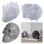 Flgo DIY Craft Epoxy Resin Khuôn Handmade Bucktooth Skull Trang Trí Khuôn Silicon