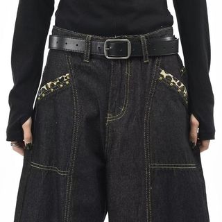 CGF Quần jean phong cách unisex cao cấp mang hơi thở retro Mỹ Unisex Fashion