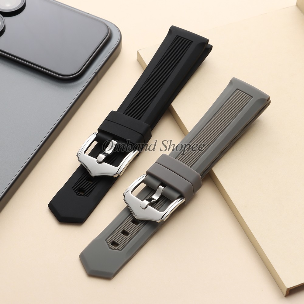 Dây đeo đồng hồ cao su thể thao chống nước 12-28mm Dây đeo đồng hồ co giãn căng cao Thay thế đa năng cho Seiko Diver 18mm 20mm 22mm 24mm Vòng tay cho nam nữ