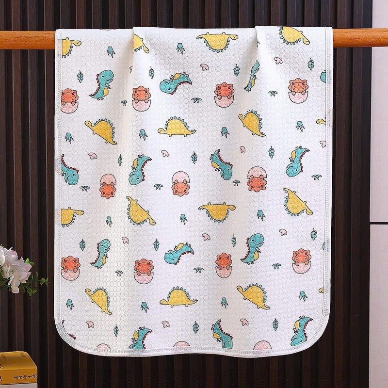 Tấm lót chống thấm cho bé 4 lớp cao cấp, miếng lót chống thấm cho bé thay tã bỉm size 50x70cm CaSi BaBy