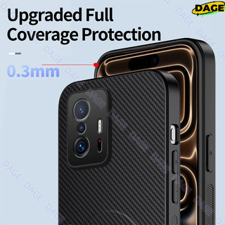 Ốp điện thoại chống sốc bằng sợi Carbon Armor Silicon cho Xiaomi 11X 11I Mi 11T Pro 12T Pro Mi 13T Pro có giá đỡ Ốp điện thoại cứng