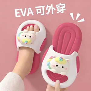 EVA Kỳ Lân Dép Trẻ Em Bé Gái Phong Cách Công Chúa Chống Trơn Trượt Thoáng Khí Chống Mùi Đế Mềm Cho Bé Dép Ngoài Trời Nữ