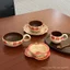 Hoa Hồng Nhà Cầm Tay Old Ice Crack Glaze Gốm Salad Bát Cơm Cốc Cà Phê Apple Đĩa Sâu Món Ăn Bát Dễ Thương