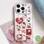 Ốp Điện Thoại Mèo Kitty Dễ Thương Cho Redmi K90 Pro Max K80 K70 K70E K60 K60E K50 Ultra K50i K40 K40S Turbo 5 Max 4 Pro 5G 4G Vỏ Da PU Hoạt Hình Ins Phong Cách 3D Vỏ Mềm