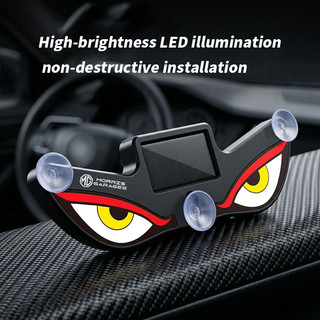 MG Trang trí ô tô Cool Đèn LED mắt quỷ  /trang trí xe ô tô Đèn LED năng lượng trời ô tô Đèn cảnh báo/ Áp dụng cho MG Marvel R Electric MG4 EV