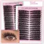 JRP Volume Lash Cụm Nối Dài 20 Chiếc DIY Cá Nhân Lông Mi Mềm Mại Tự Nhiên Nhìn Lông Mi Giả Cho Qui Trang Điểm Nâng Cấp JRP