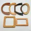 PNPIA- Túi Gỗ Vuông Cổ Điển Tay Cầm DIY Ví Dây Đeo Thay Thế Cho Handmade Túi Tote Phụ Kiện Thủ Công