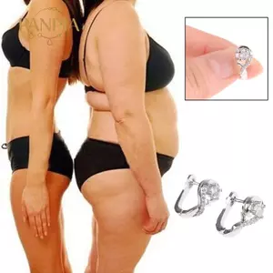 PNPIA- 1 Đôi Bông Tai Giảm Béo Bông Tai Sức Khỏe Giảm Cân Trang Sức Từ Tính
