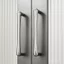 Tủ Đồng Sáng Chrome Bạc Tay Nắm Cửa Hiện Đại Đơn Giản Ánh Sáng Sang Trọng Bóng Thả Nước Bằng Đồng Ngăn Kéo Tủ Giày 9KH