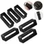 Luckyew 7 Kích Cỡ Bla Silicone Dây Đeo Đồng Hồ Giữ Vòng Vòng Cao Su Bule Vòng 14-26 Mm Giữ Giá Đỡ Dây Đeo Đồng Hồ Phụ Kiện TQ