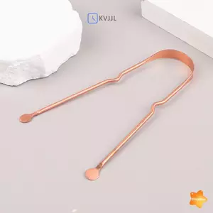 1 Máy cạo lưỡi bằng đồng nguyên chất Máy cạo lưỡi bằng đồng Máy cạo lưỡi cầm tay Dụng cụ làm sạch răng miệng mới