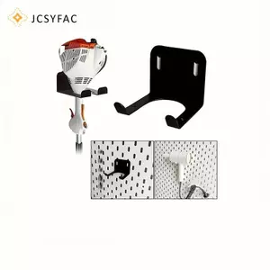 JCSYFAC 1 Móc Bảo Quản Có Khe Thông Gió Bla Dụng Cụ Kim Loại Dễ Dàng Lắp Đặt Nhà Để Xe Sắp Xếp Cho Máy Cắt Cỏ Và Tông Đơ Cắt Nhánh Mới