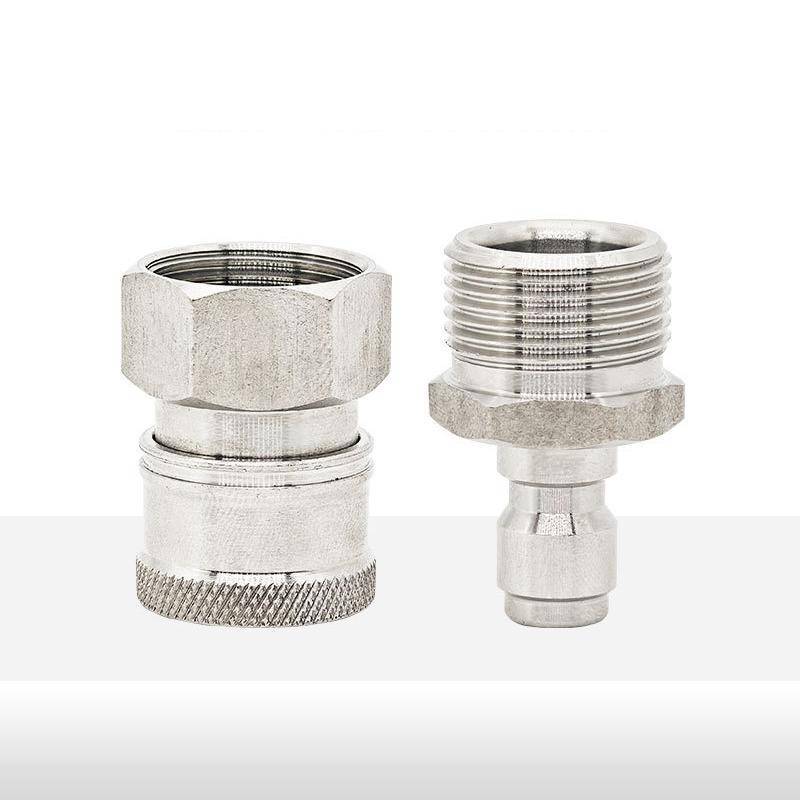 {AKIN} Bộ chuyển đổi bằng thép không gỉ M22 Qui Connect Phù hợp với nhiều mẫu máy giặt áp lực dễ dàng {a}