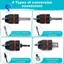 Chuck khoan không cần chìa khóa, 1 / 2-20UNF Mount 1-13mm- Phù hợp với chuôi 3 / 8 "SDS-Plus, Bộ chuyển đổi cờ lê tác động 1 / 4"