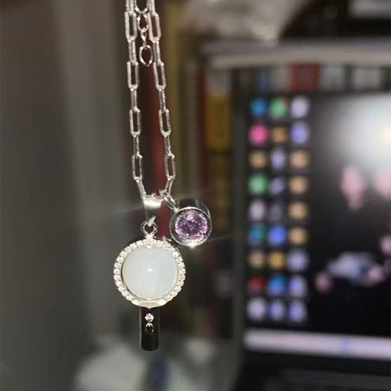 Kpop Thần Tượng BTS Quân Đội Bom Vòng Cổ Ánh Sáng Dính Mặt Dây Chuyền Choker Quạt Món Quà Trang Sức