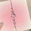 Zircon Hoa Ngôi Sao KT Cat Tay Dễ Thương Ánh Sáng Sang Trọng Vòng Tay Giá Trị Cao Niche Cá Tính Phù Hợp Với Vòng Tay 5.19 ID4U