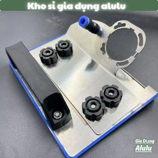 Đế Cắt Gạch Mài Mòi 45 Độ Inox 304 Gắn Máy Cắt Cầm Tay, Bộ Cử Cắt Gạch Góc Nghiêng Dẫn Nước Chống Mẻ Mép Cho Thợ Lát Nền
