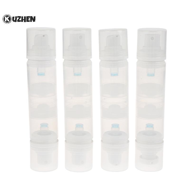 KUZHEN 5ml / 10ml Loại ép chân không hai đầu / Chai dưỡng ẩm có thể đổ lại Mỹ phẩm trang điểm cho kem Gel dưỡng ẩm Hộp đựng bơm lỏng HOT