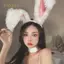 PNPIA- Cô Gái Dễ Thương Sang Trọng Tai Thỏ Dài Dây Buộc Tóc Cosplay Phụ Kiện Tóc