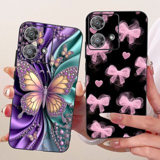 Dành Cho Motorola Edge 40 Neo Ốp Lưng Moto Edge 40 5G Cover XT2303-2 Bướm Thời Trang Mềm TPU Ốp Lưng Trên Moto Edge40 Neo