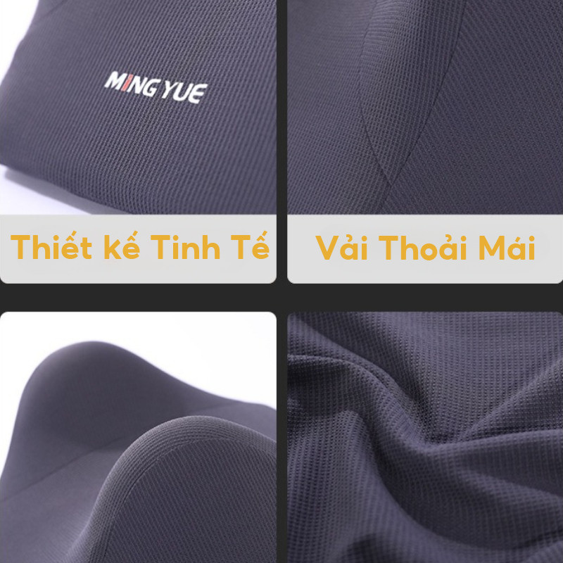 Gối Tựa đầu ô Tô Cao Cấp Gối Tựa đầu & lưng, Thiết Kế Công Thái Học, cho ghế ô tô Awesome - Phụ kiện nội thất ô tô