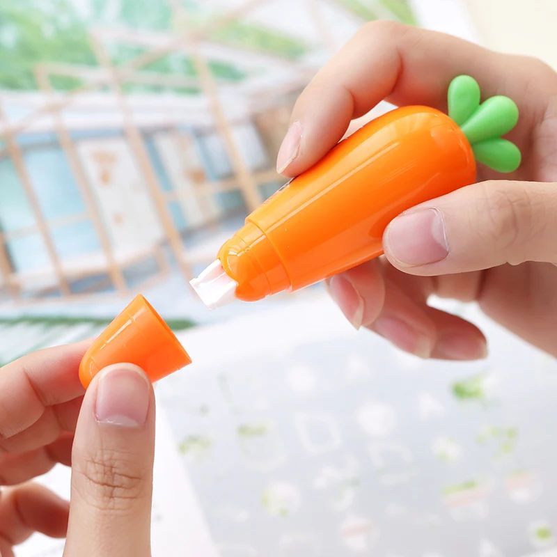 Bút xóa kéo hình cà rốt cư tê (1 cái)