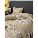 [M16] [Set 5 Món - Như ảnh] Bộ Chăn & Ga Gối Trần Bông Cotton Linen Sợi Lanh Cao Cấp Mềm Mát - Eva Bedding — ảnh 3