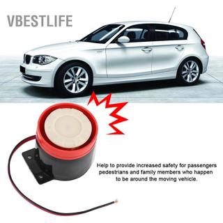 VBESTLIFE Còi báo động dự phòng 12V 105dB cho ô tô Xe tải và SUV Còi lắp đặt dễ dàng Cấu trúc ABS