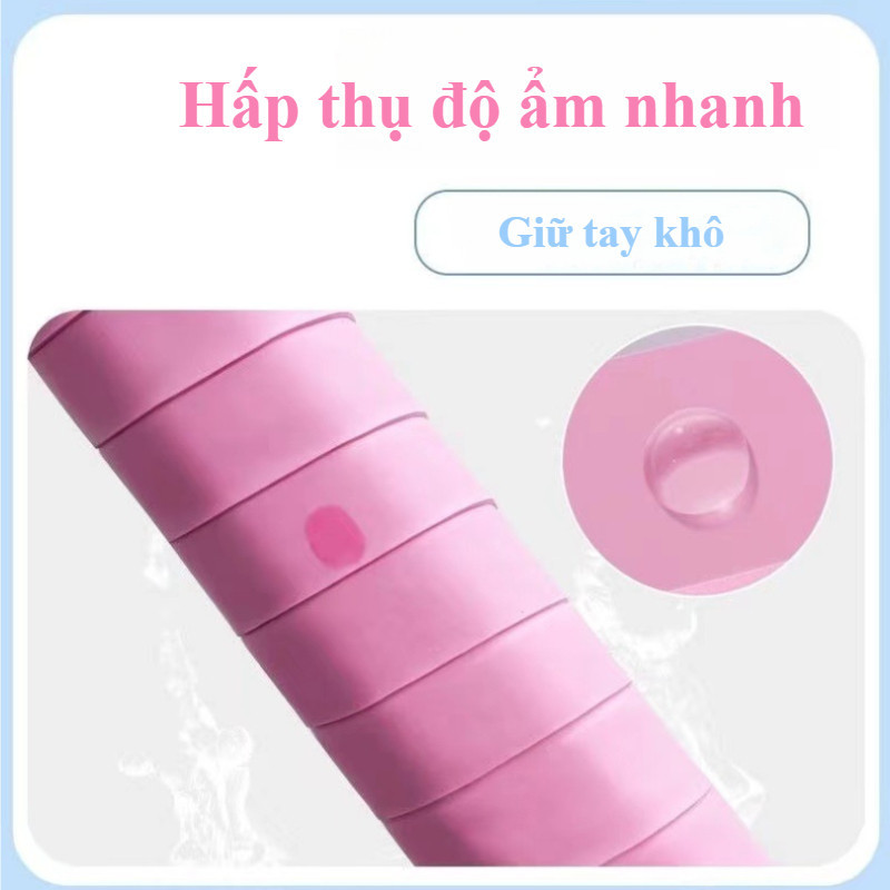 Bộ 10 Quấn Cán Vợt Đa Năng - Thấm Hút Mồ Hôi Tốt, Chống Trượt Hiệu Quả, Êm Ái, Phù Hợp Nhiều Loại Vợt