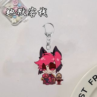 Móc khóa Anime Alastor Lucifer ‌‌Charlie Morningstar Nam Móc Chìa Khóa Cho Nữ Hoạt Hình Vai Trò Hình Acrylic Móc Khóa Mặt Dây Chuyền Quà Tặng